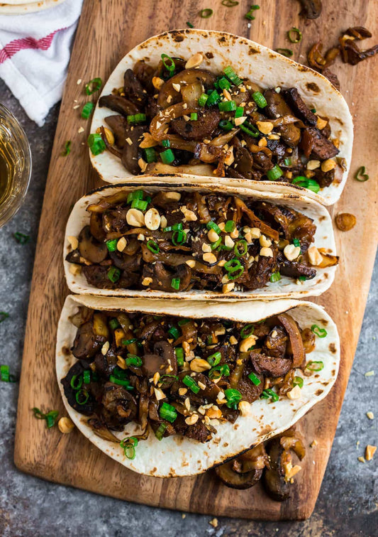 Lion's Mane Mushroom Tacos